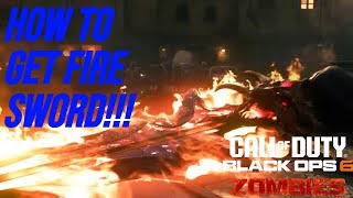 How to Get Fire Elemental Sword in Citadelle Des Morts Black Ops 6 Zombies [upl. by Nedah299]