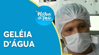 Como é feita geléia dágua Catia Fonseca mostra produção de fábrica  Melhor da Tarde [upl. by Nielson]