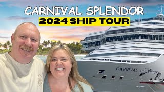 Carnival Splendor Full Ship Tour 2024 [upl. by Alton644]