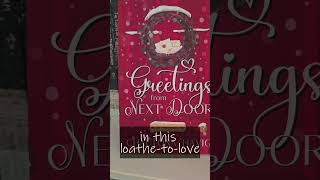 Describing Books Badly  Greetings from Next Door shorts ChristmasNovella christfic [upl. by Norehs]