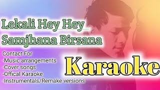 lekali samjhana birsana karaoke  Wonderfools Mashup [upl. by Lrigybab172]