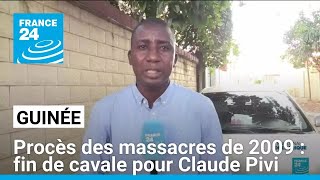 Procès des massacres de 2009 en Guinée  fin de cavale pour Claude Pivi • FRANCE 24 [upl. by Darice]