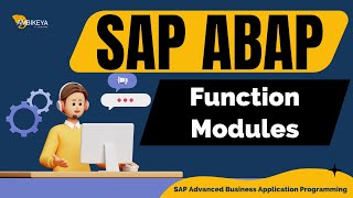 Function Modules in SAP ABAP  Best SAP ABAP Training  Ambikeya [upl. by Osmen]