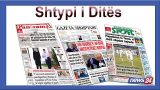 22 shkurt 2024 quotShtypi i ditesquot në News24  quotKoha për tu zgjuarquot ne studio Edvin Peçi [upl. by Halilad]