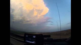 Great Bend Kansas Storm Time Lapse [upl. by Orelie]