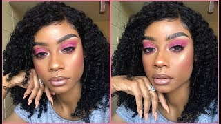 ♡ Poppin Pink Eyeshadow Tutorial ♡ [upl. by Jandy]