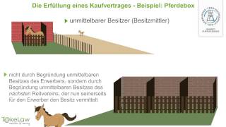 WPR2 Schuldrecht AT  73369  Die Erfüllung eines Kaufvertrages  Beispiel Pferdebox [upl. by Refitsirhc]