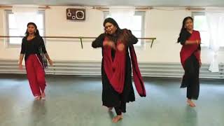 Kaatrin mozhijyothika cover by poornasreegraceofgirthy fusion dance [upl. by Sevart]