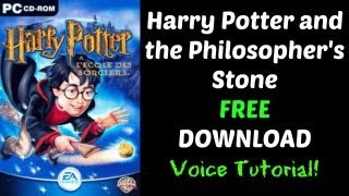 Harry Potter and the Philosophers Stone PC  FREE Download Voice Tutorial [upl. by Rehpretsirhc152]