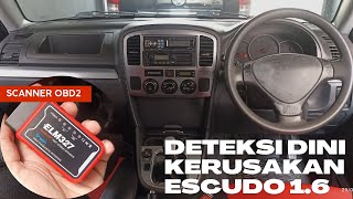 SCANNER OBD2 ELM327 UNTUK ESCUDO 16DETEKSI KERUSAKAN ESCUDO [upl. by Molloy356]