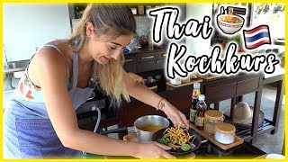 Original THAILÄNDISCH kochen lernen 🍜 KOCHKURS in Chiang Mai 🌿 Sara Isabel [upl. by Harrat]