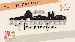 40 Altstadtfest  Dank an alle Helfer [upl. by Emmalynne834]