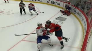 Josh Anderson Goes After Tom Wilson For Hit On Kaiden Guhle [upl. by Norrie]