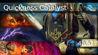 GW2 Quickness Catalyst ScepterWarhorn 405k dps [upl. by Yrelav95]