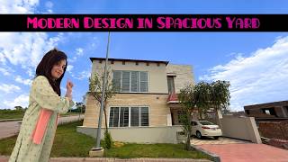 14 Marla Park Facing Corner Modern House for Sale in Garden City Islamabad [upl. by Lletnahs]