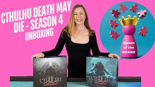 Cthulhu Death May Die Season 4 unboxing [upl. by Ylrebmit]