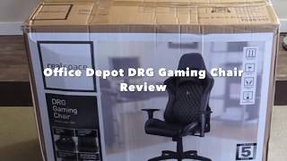 Office Depot Realspace DRG Gaming Chair Review [upl. by Koziarz493]