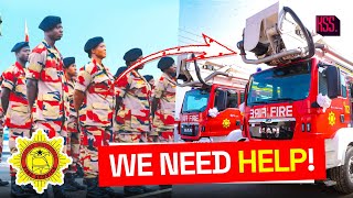 Ghana National Fire Service Says They Need Help [upl. by Elaynad628]