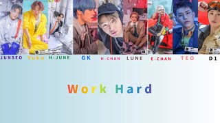 DKB Work Hard 日本語翻訳＆歌詞 意訳あり [upl. by Kutzenco827]