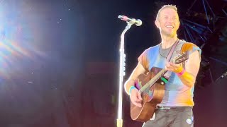 Coldplay  Yellow  Live In Cardiff June 2023 [upl. by Fanechka338]