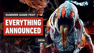 Everything Announced at Summer Game Fest 2024 [upl. by Chubb]