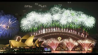 MIRA el espectacular SHOW DE FUEGOS ARTIFICIALES en Sídney para dar la bienvenida al Año Nuevo [upl. by Einitsed]