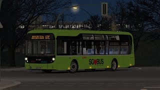 OMSI 2 Great Grundorf 2  SMRT Bollore Bluebus Electric  Route 67E [upl. by Randi]