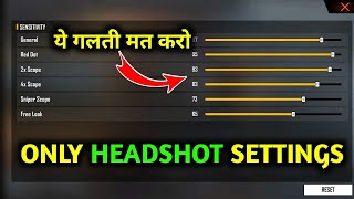 FREE FIRE SENSITIVITY SETTINGS 2021 😱ALL PHONE 📱 SENSITIVITY SETTINGS [upl. by Tonina647]