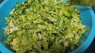 Stir Fry Romaine Lettuce Vlogmas Day 6 [upl. by Ahsyat]