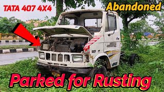 Abandoned TATA 407 4x4 Pick up Truck Leaves For Rusting  Will it start after 5 Years [upl. by Enaxor903]