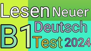 DTZ Deutschtest Lesen gast Leseverständnis [upl. by Adnauqaj]