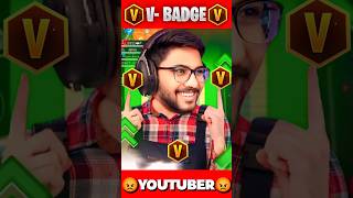 VBADGE YOUTUBERS REALITY 🤔  MUNNA BHAI GAMING  shorts shortfeed munnabhaigaming [upl. by Ilise]