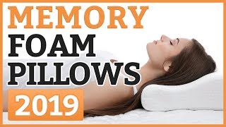 Best Memory Foam Pillows 2019 – TOP 8 Memory Foam Pillow [upl. by Atnovart353]