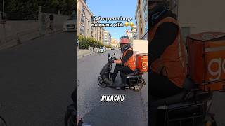 Kafası yanan kurye motorumu çaldı 😂😂 shorts keşfet motovlog kurye trendyolgo fyp tiktok [upl. by Gillie]