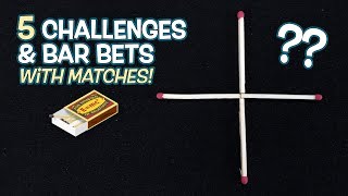 5 AMAZING Tricks with Matches YOU WILL WIN [upl. by Lj]