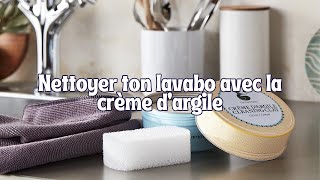 Nettoyer ton lavabo avec le kit crème dargile dH2O at home LSF [upl. by Malamut]