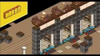 How to BUILD Habbo Library Part 1 Roller Stacking [upl. by Arteid204]