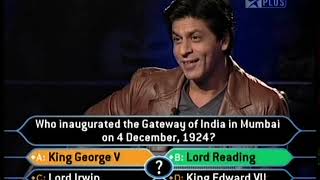 quotKAUN BANEGA CROREPATIquot SEASON3 2007 MANOJ PANDE HOSTED BY SHAHRUKH KHANSRK Part3 [upl. by Marcelia]