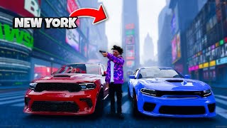 I Went on VACATION to NEW YORK in GTA 5 RP [upl. by Esenahs]