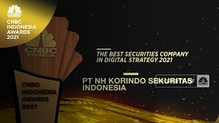 NH Korindo Sekuritas Raih The Best Securities Company In Digital Strategy 2021 [upl. by Engle98]