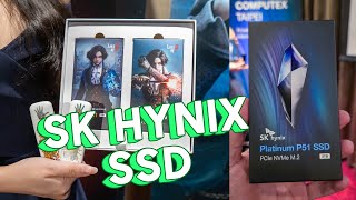 Super highquality SSDs by SK Hynix  Computex 2024 [upl. by Itsirk]