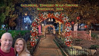 Gatlinburg Christmas Lights Walk Thru  Winterfest 2024 [upl. by Joana]