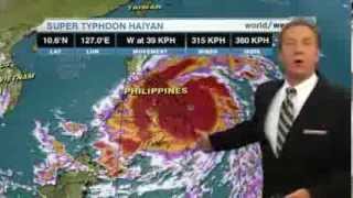 Super Typhoon Haiyan one of strongest storms ever hits central Philippines [upl. by Ahsetan]