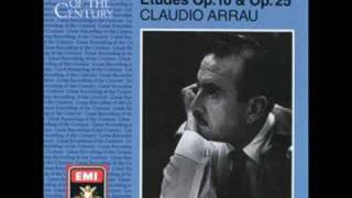 CLAUDIO ARRAU  Chopin Etude no10 op10 [upl. by Suiram112]