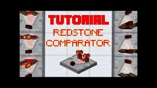 COMPARATORE DI REDSTONE  Tutorial Base e Avanzato ITA [upl. by Lora]