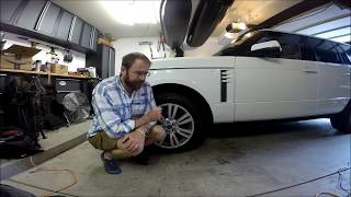 Range Rover  Leaky Air Spring Replacement  Part 1 [upl. by Grantland]