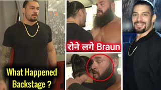 What Happened Backstage With Roman Reigns  Roman Reigns Crying Leukemia Cancer [upl. by Odnala]