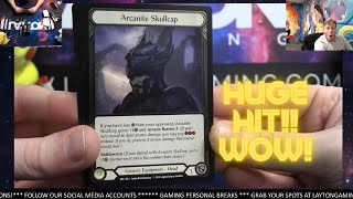 HUGE COLD FOIL Arcanite Skullcap Pull FAB 1st Ed Arcane Rising Box BIGGEST FAB PULL ON YOUTUBE [upl. by Inoj]