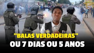 ÚLTIMA HORA Venâncio Mondlane Fala à Nação A Polícia da Frelimo está assassinar os manifestantes [upl. by Hanan]