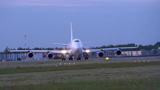 Boeing 7474B5F Kalitta Air take off from EPRZ RzeszówJasionka [upl. by Elletsirk]